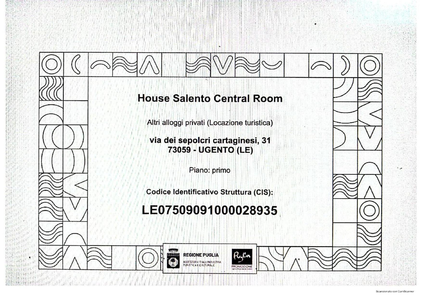 House Salento Central Rooms Torre San Giovanni Ugento Exterior foto